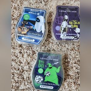 Scentsy Disney Wax Bars The nightmare before Christmas and Walle